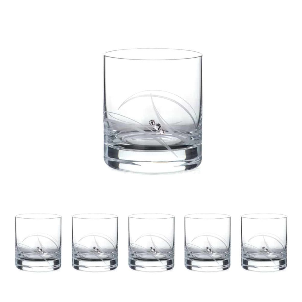 4011.836 Atlantis Short Tumblers Adorned with Swarovski® Crystals - Set of 6