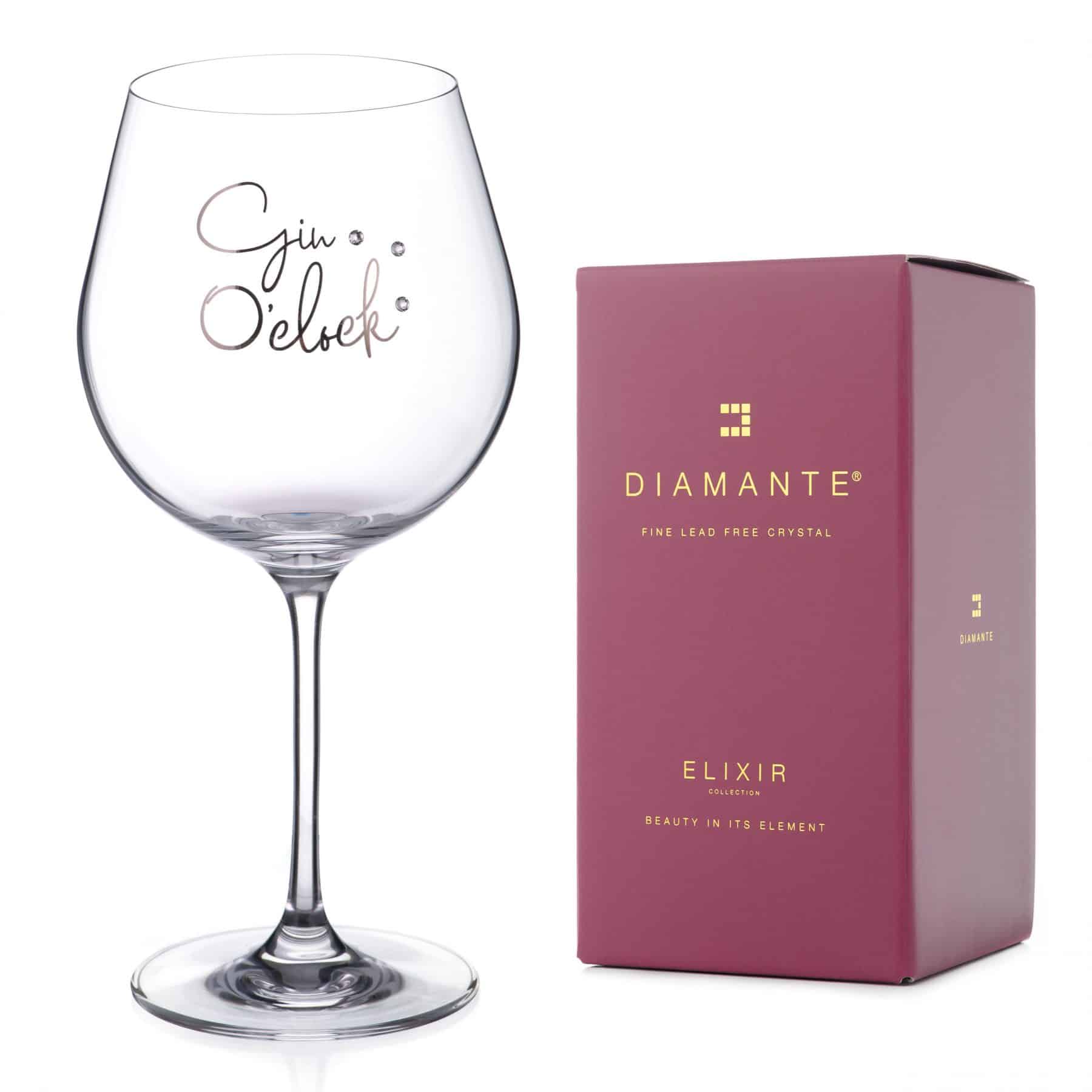 swarovski crystal gin glasses