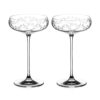 Birdsong Champagne Saucers - Set of 2