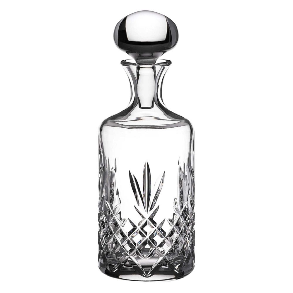 Buckingham Hand Cut Crystal Decanter with Blank Engraving Panel