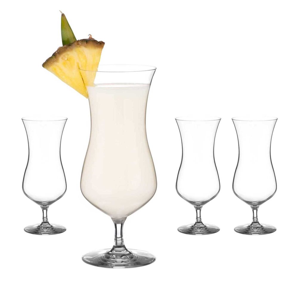 Hurricane Cocktail Glasses - Set of 4