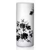Monochrome Flowers Hand Painted Vase - 25cm