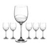 Adriana Crystal Wine Glasses - Set of 6