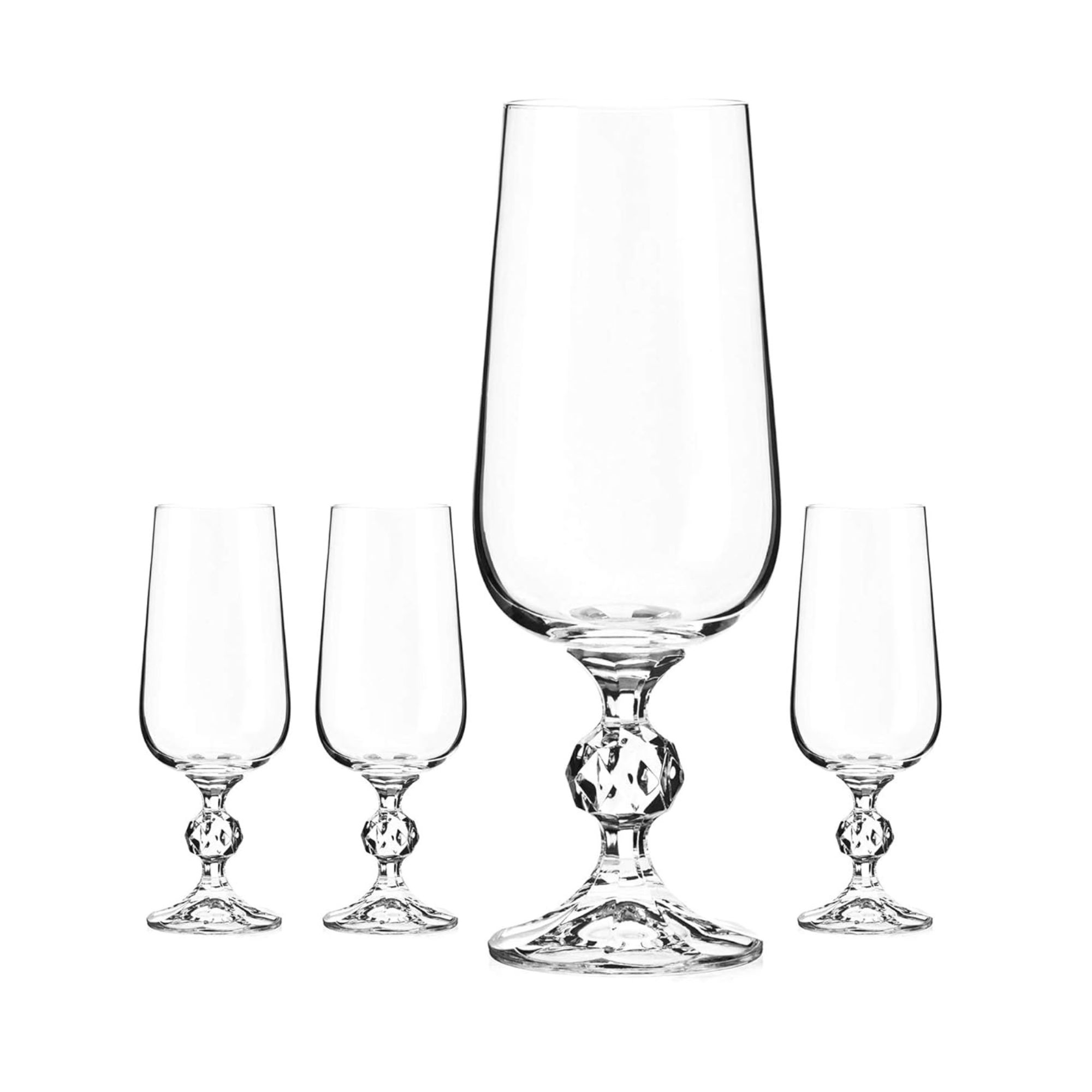 Claudia Beer Chalice Glasses - Set of 4