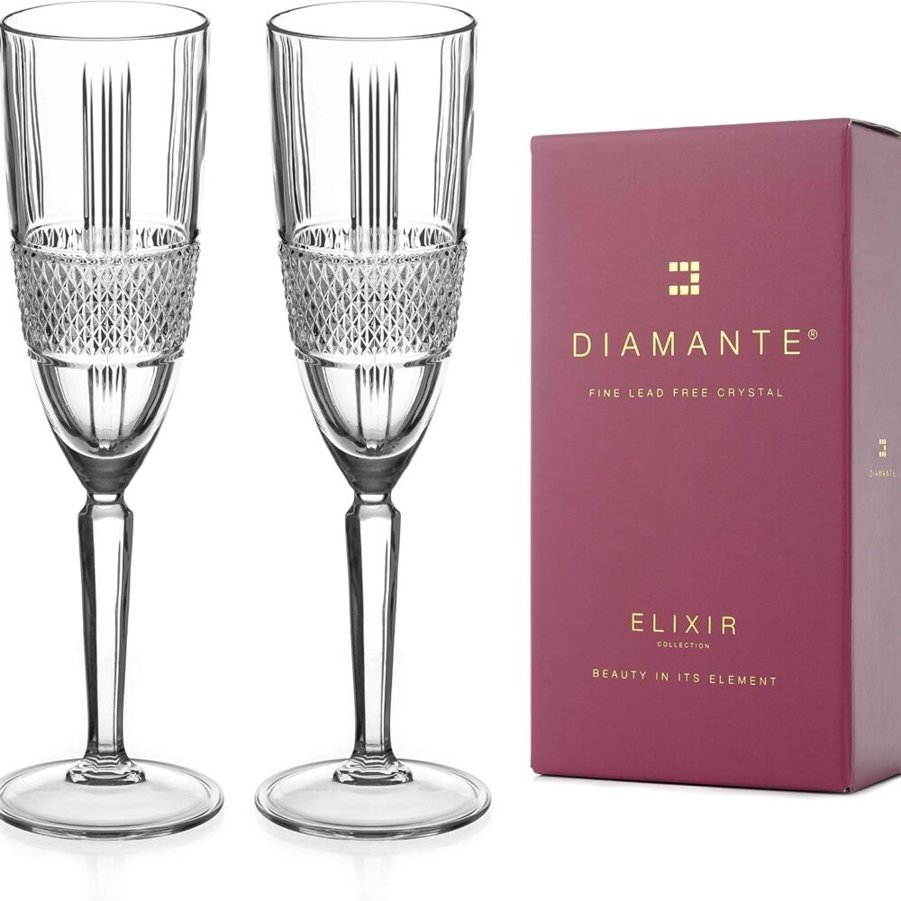Champagne Flutes  ‘Ava’ - Set of 2