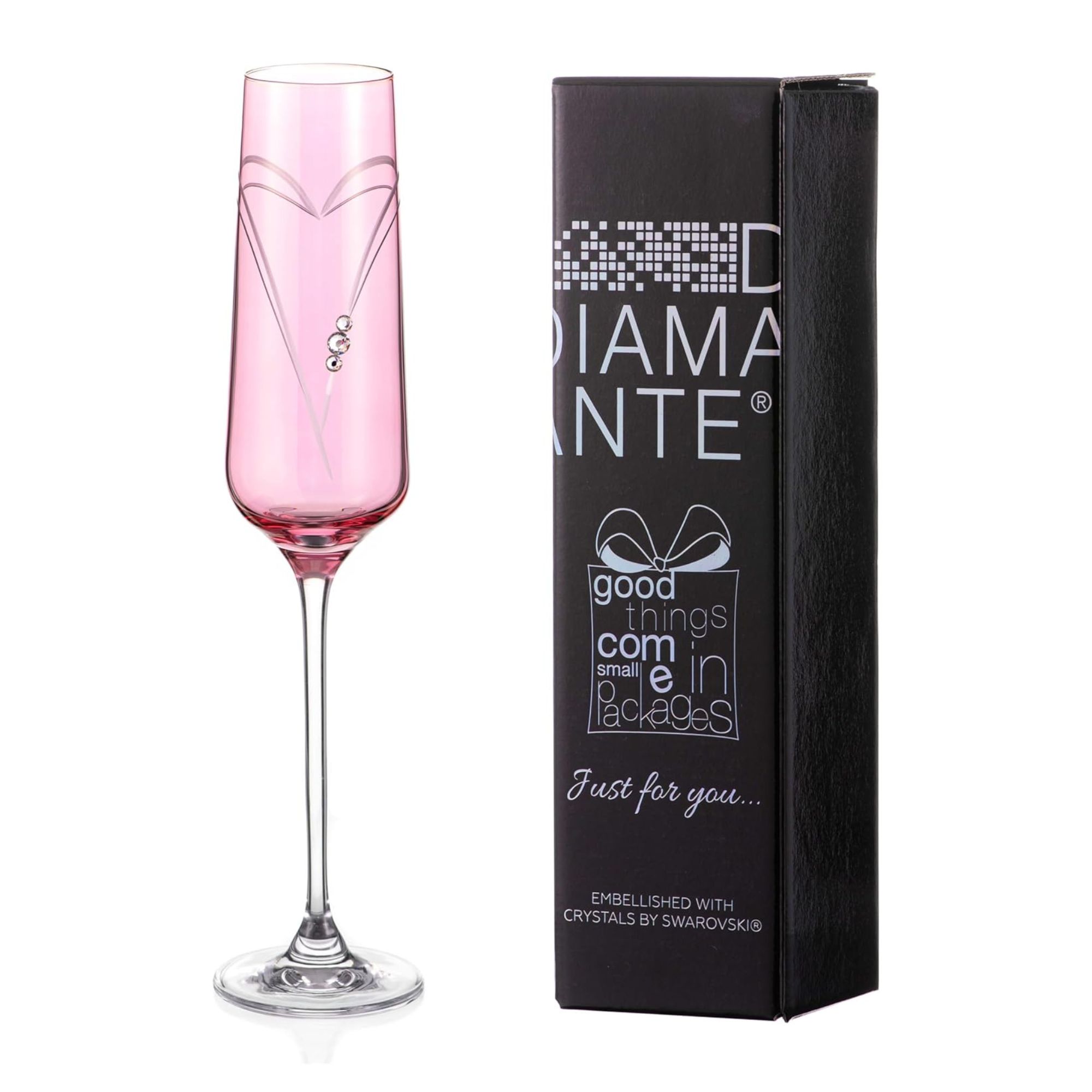 Pink champagne glasses hotsell