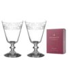 Vintage Red Wine Glasses 'Harvest' - Pair