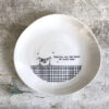 “Families are the heart of every home” Porcelain Dish - 14.5cm
