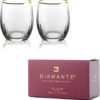 Mirage Gold Crystal Whisky Tumblers - Set of 2