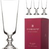 Crystal Champagne Flute Pair 'Elizabeth' Lead Free Crystal | Set of 4