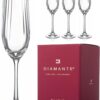 Mirage Collection Champagne Flutes - Set of 4