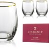 Mirage Gold Crystal Whisky Tumblers - Set of 4
