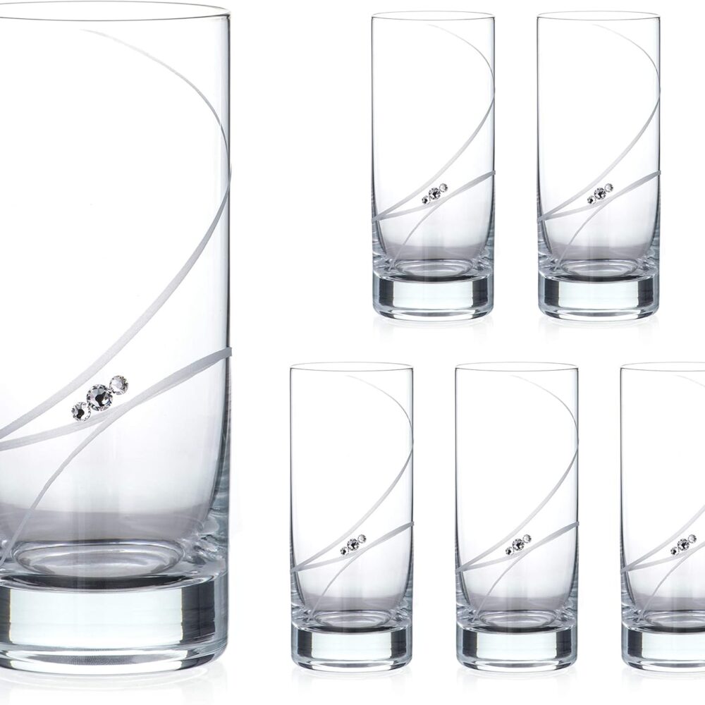 'Allure' Highball Tumblers - Set of 6
