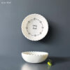 Small Scalloped Porcelain Bowl “Lovely You” – Mini Trinket Bowl