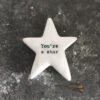 Porcelain Star Token “You’re a Star” – Small Thank You Keepsake