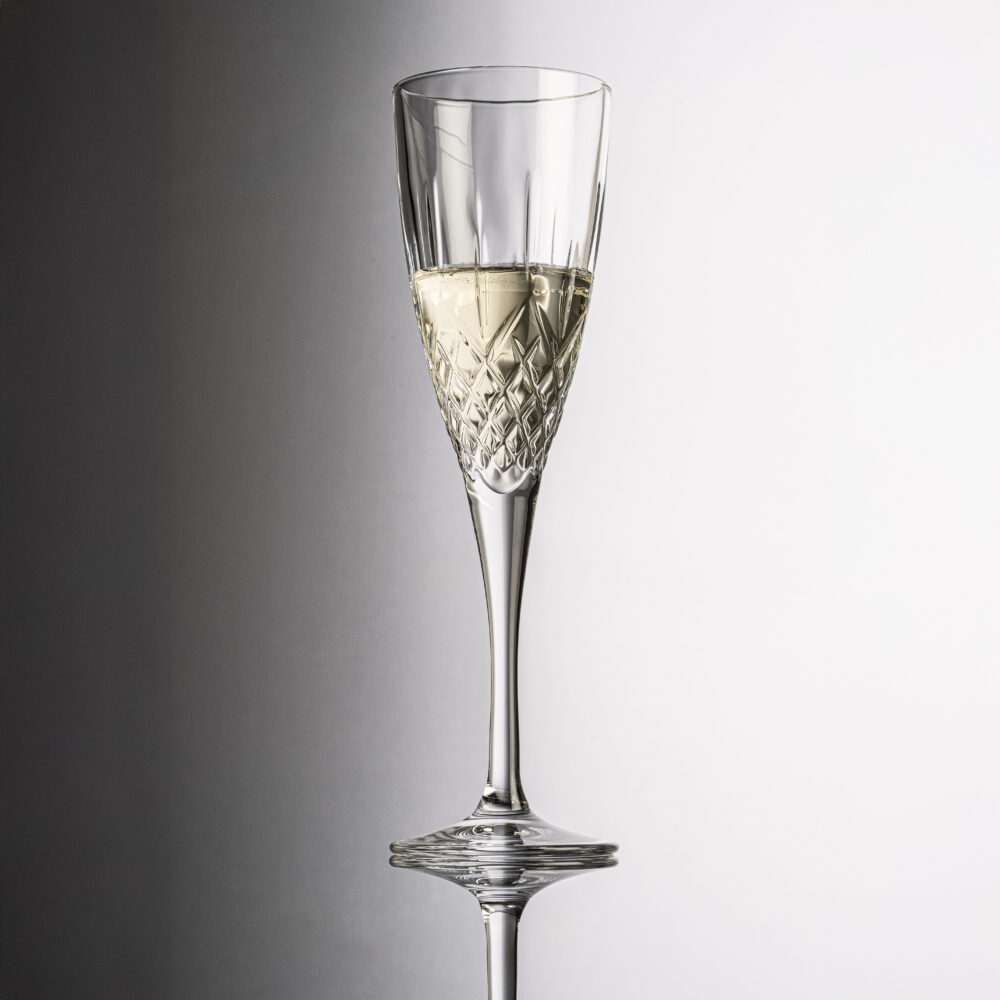 Alternative view of Regency Crystal Champagne Flutes - Set of 2