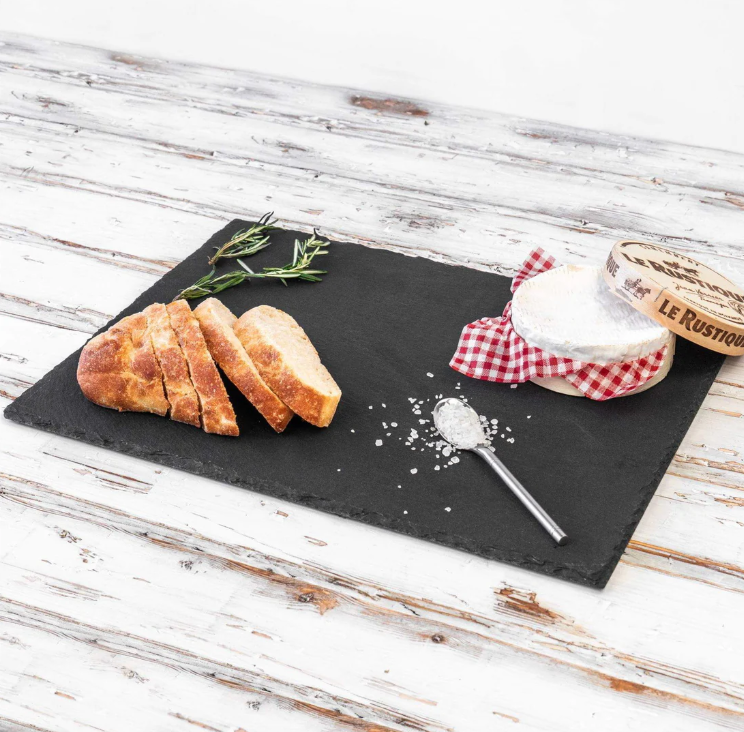Alternative view of Argon Rectangular Natural Slate Serving Platter - 40cm x 30cm