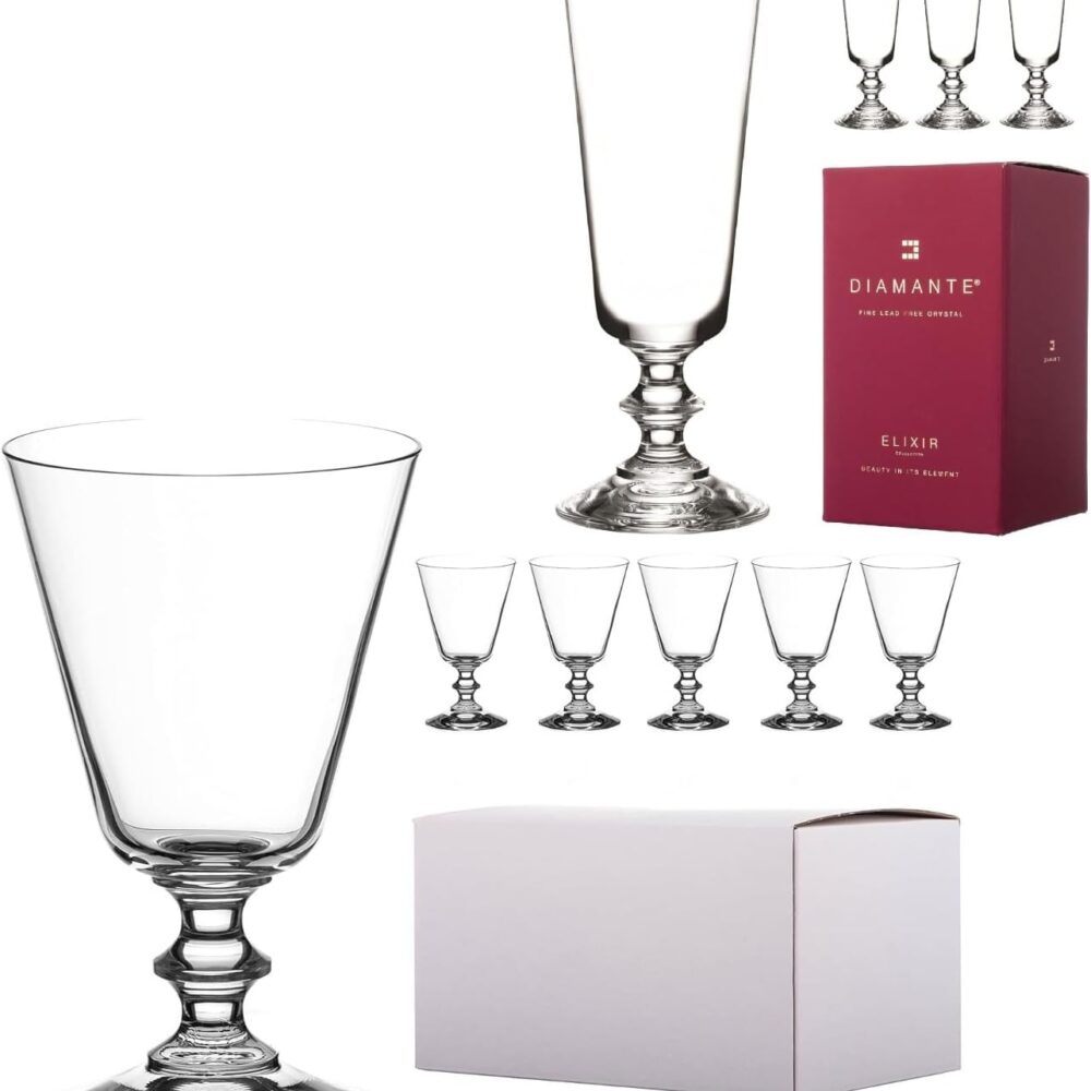Elizabeth Bundle Wine and Champagne Flutes