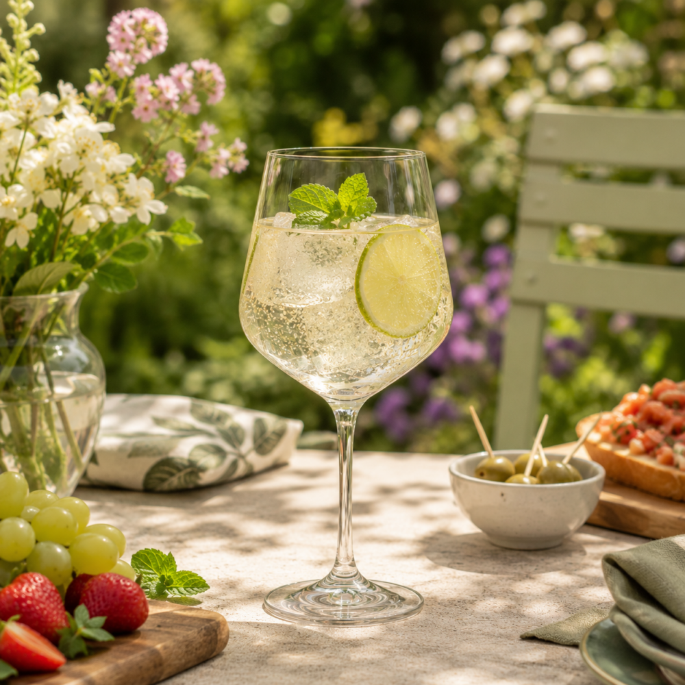 Alternative view of Diamante Crystal Spritz Glasses - Set of 6