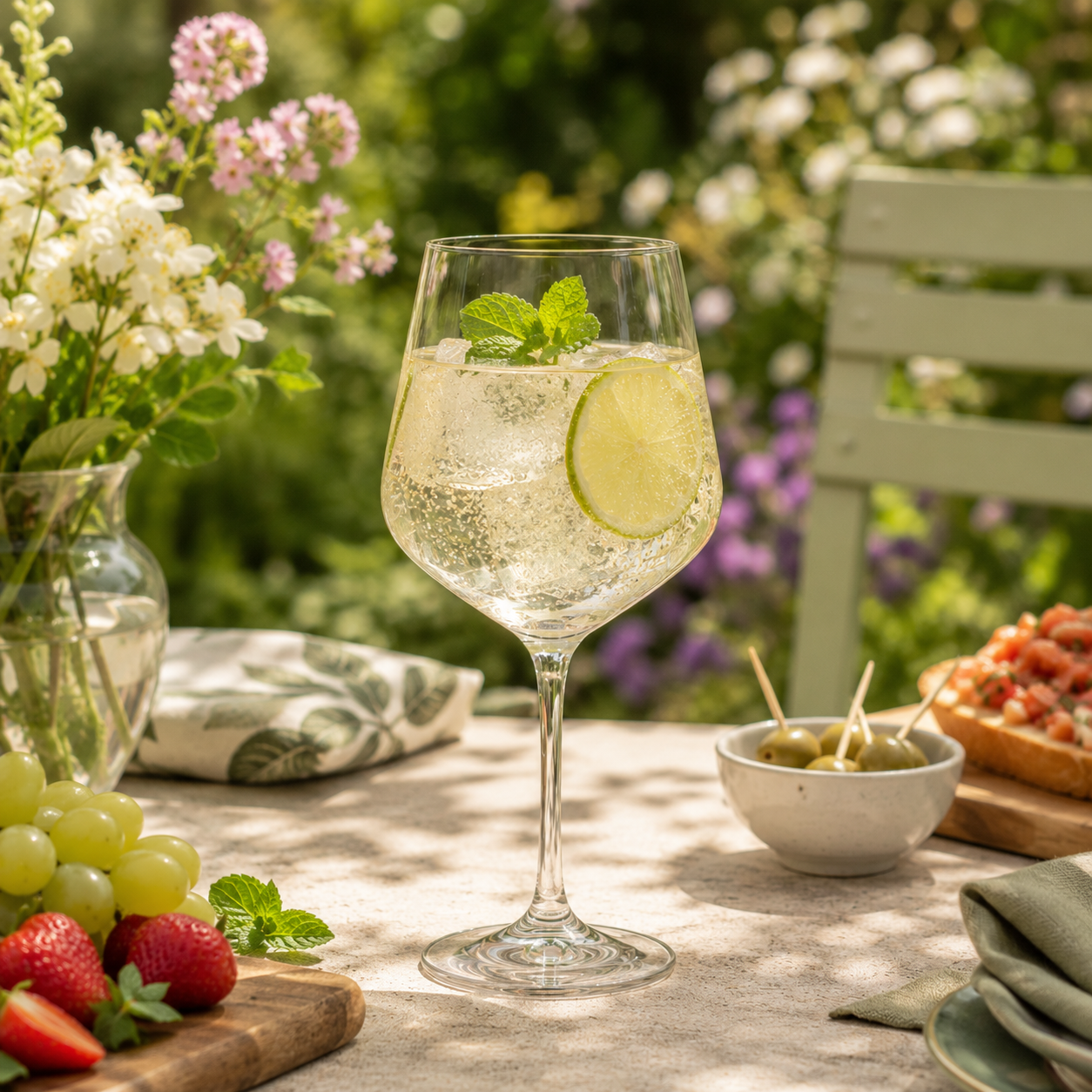 Diamante Crystal Spritz Glasses - Set of 6 - Image 2