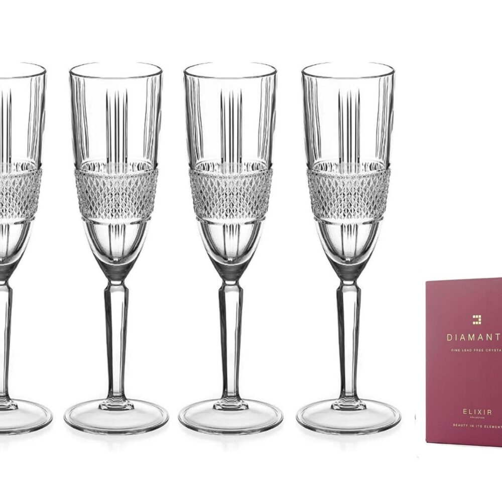 Champagne Flutes  ‘Ava’ - Set of 4